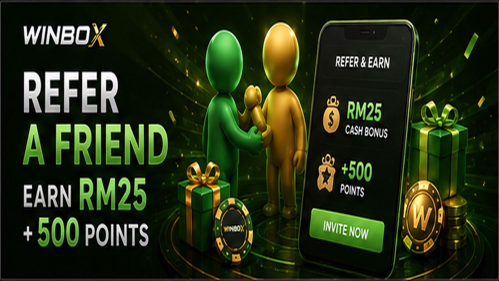 Refer a Friend — Earn RM25 + 500 Points